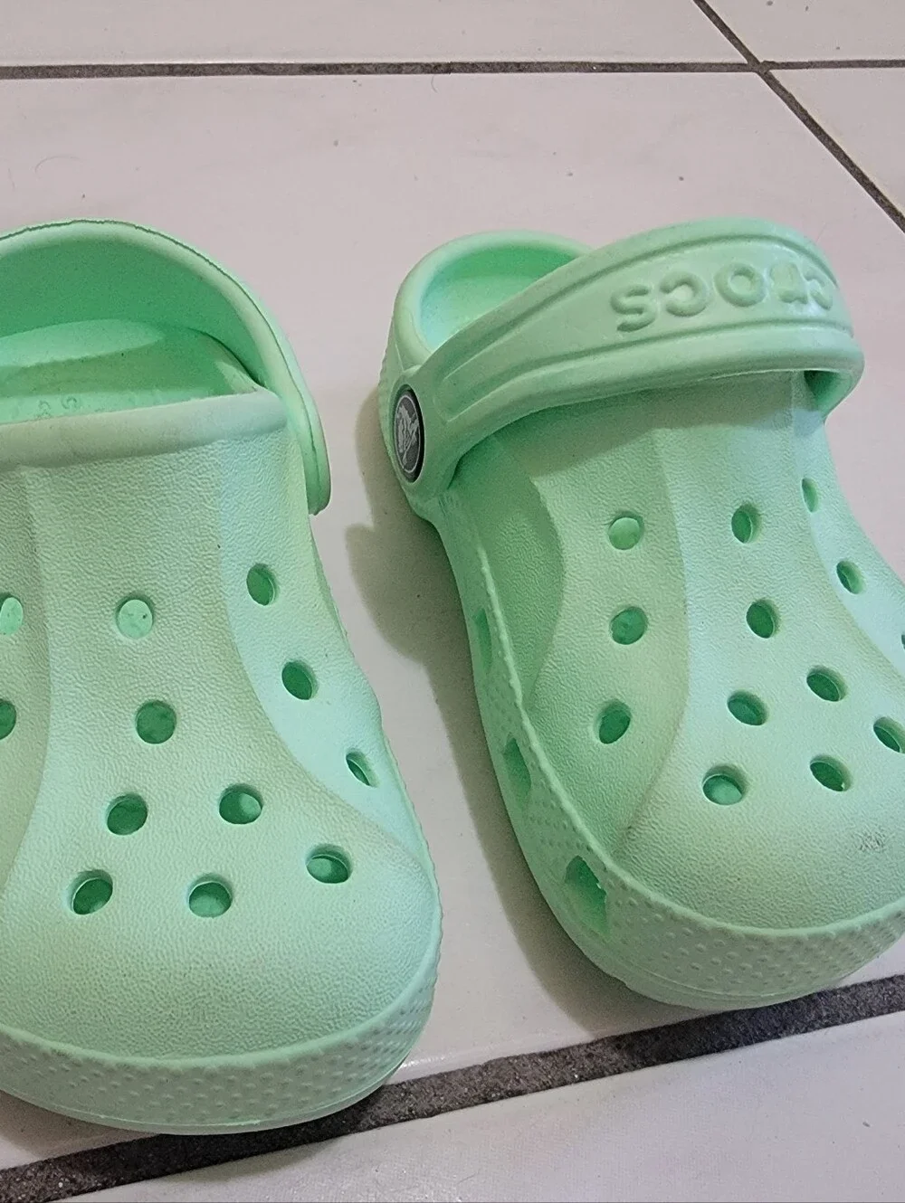 CROCS Kids Classic Clog - Mint Size 7 Toddler